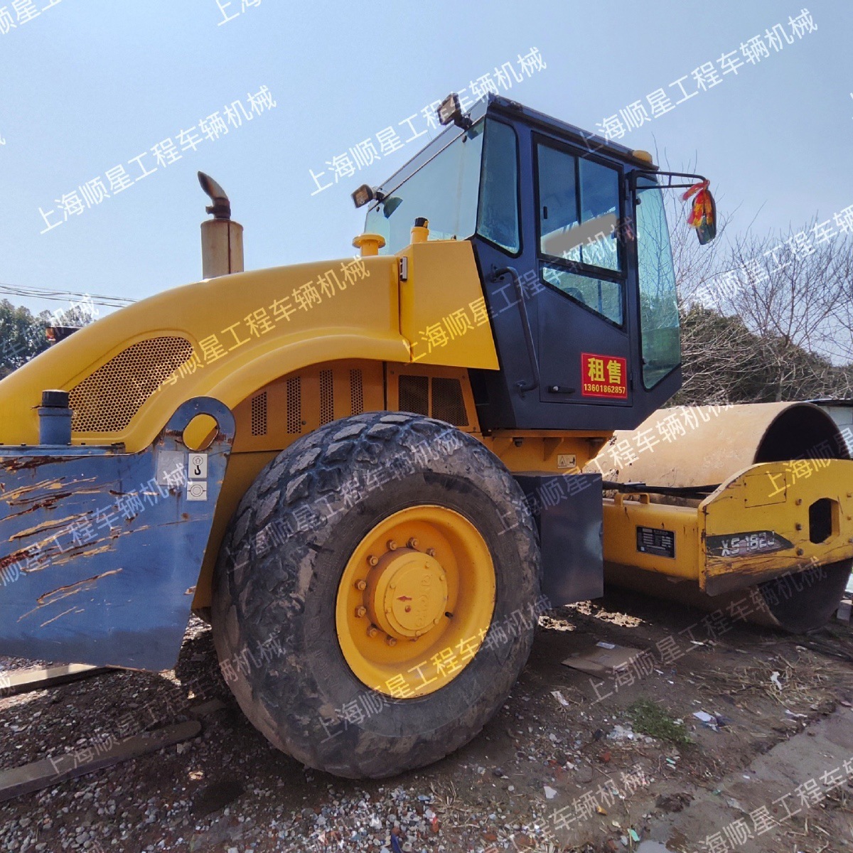 上海18吨压路机出租 XS182J单钢轮震动 振动 上海 工程机械租赁