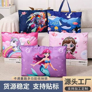 定制卡通儿童防水大容量被子收纳袋旅行包防水防尘收纳袋子收纳包