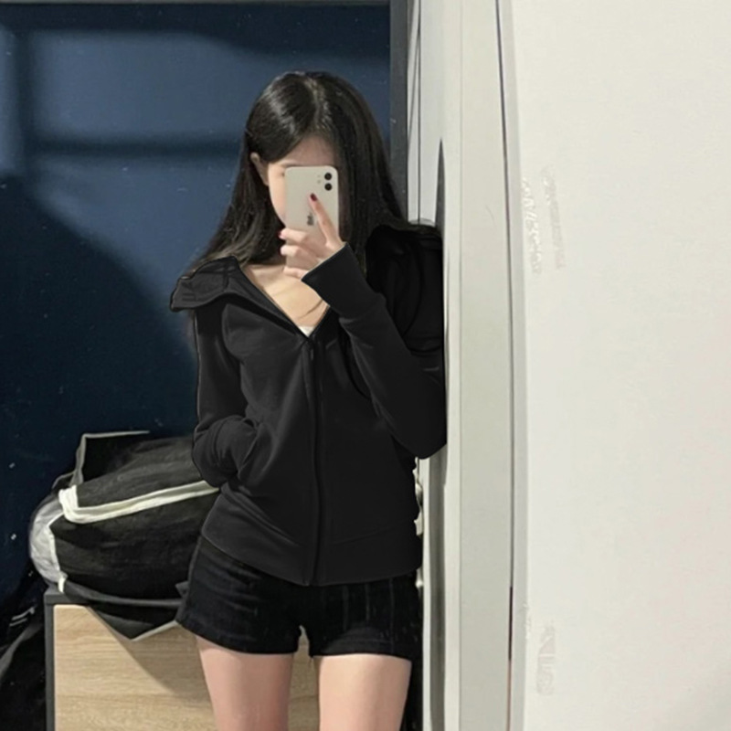 LULU fend スリムフィットスウェットシャツ レディース カジュアル ラフ フード付き ヨガジャケット 春用 裏起毛 保温トップス scuba