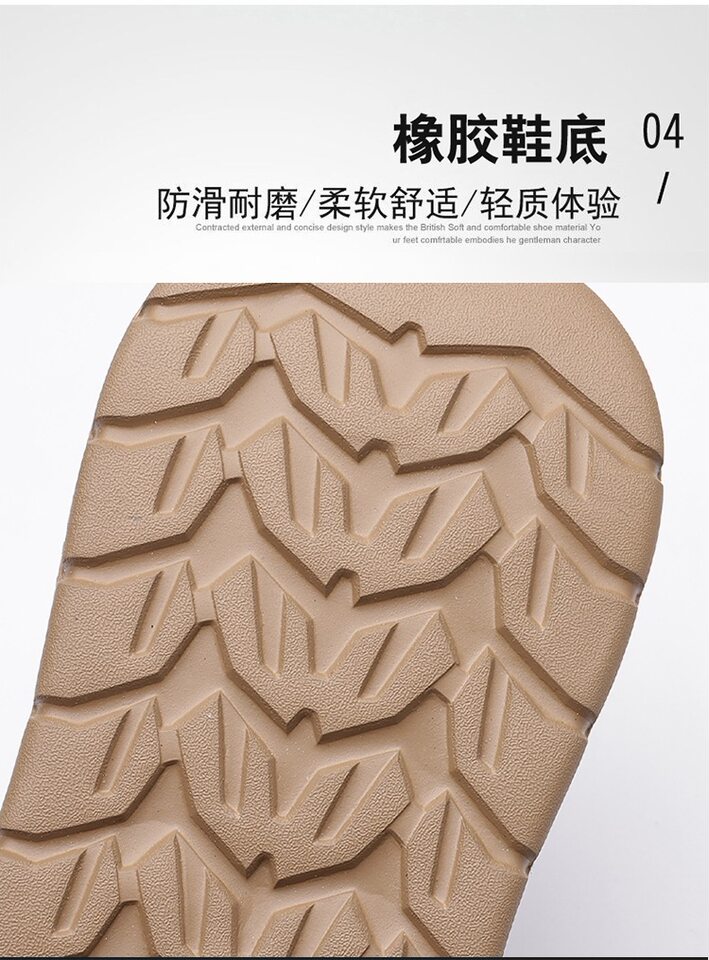 Giày lười nam lưới thoáng khí kiểu mới, đế bằng, phong cách thường ngày — Màu kaki【HT77663】, Màu xám【HT77663】 chi tiết 10