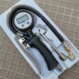 Tire pressure gauge barometer high precision digital display pressure inflation head car tire pressure monitor gauge air gun air nozzle