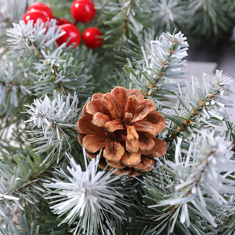 Navidad natural Pino cono árbol de Navidad colgante decoración de vacaciones colgante de Navidad accesorios de tiro guirnalda decoración al por mayor