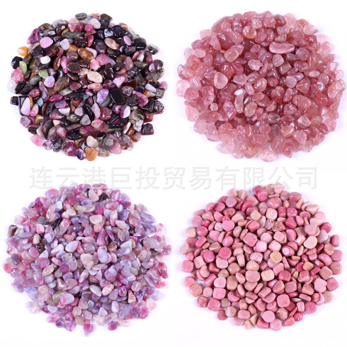 100 tipos de piedra triturada de 7 - 9mm cristal natural jade ágata espécimen de piedra preciosa marco de fotos transfronterizo mano suministro Amazon