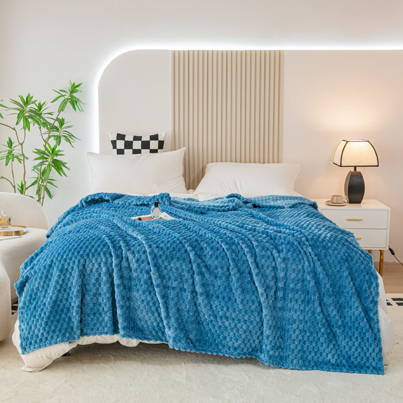 Cubierta de acondicionador de oro acurrucado dormitorio de estudiantes se puede lavar con máquina mantas de mantas de lana mágica de verano cuatro estaciones