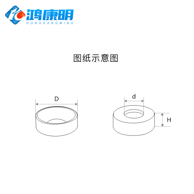 鴻康明五金平頭螺絲墊魚眼凹孔鋁合金墊圈沉頭墊M2M3M4M8沉孔墊片