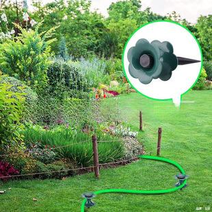 Garden Hose Guide Wheel for Irrigation and Flower Watering, Hose Wheel Shape Protection Wheel, Craft Hose Directional Wheel