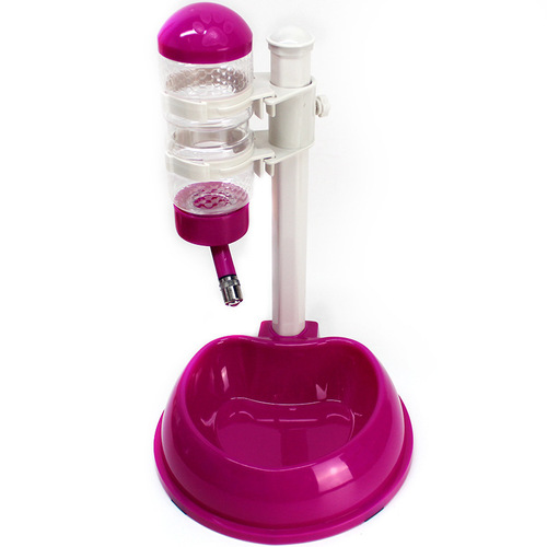 Hartley pet water fountain kettle can be raised and lowered for drinking water and feeding, complete set of automatic feeding