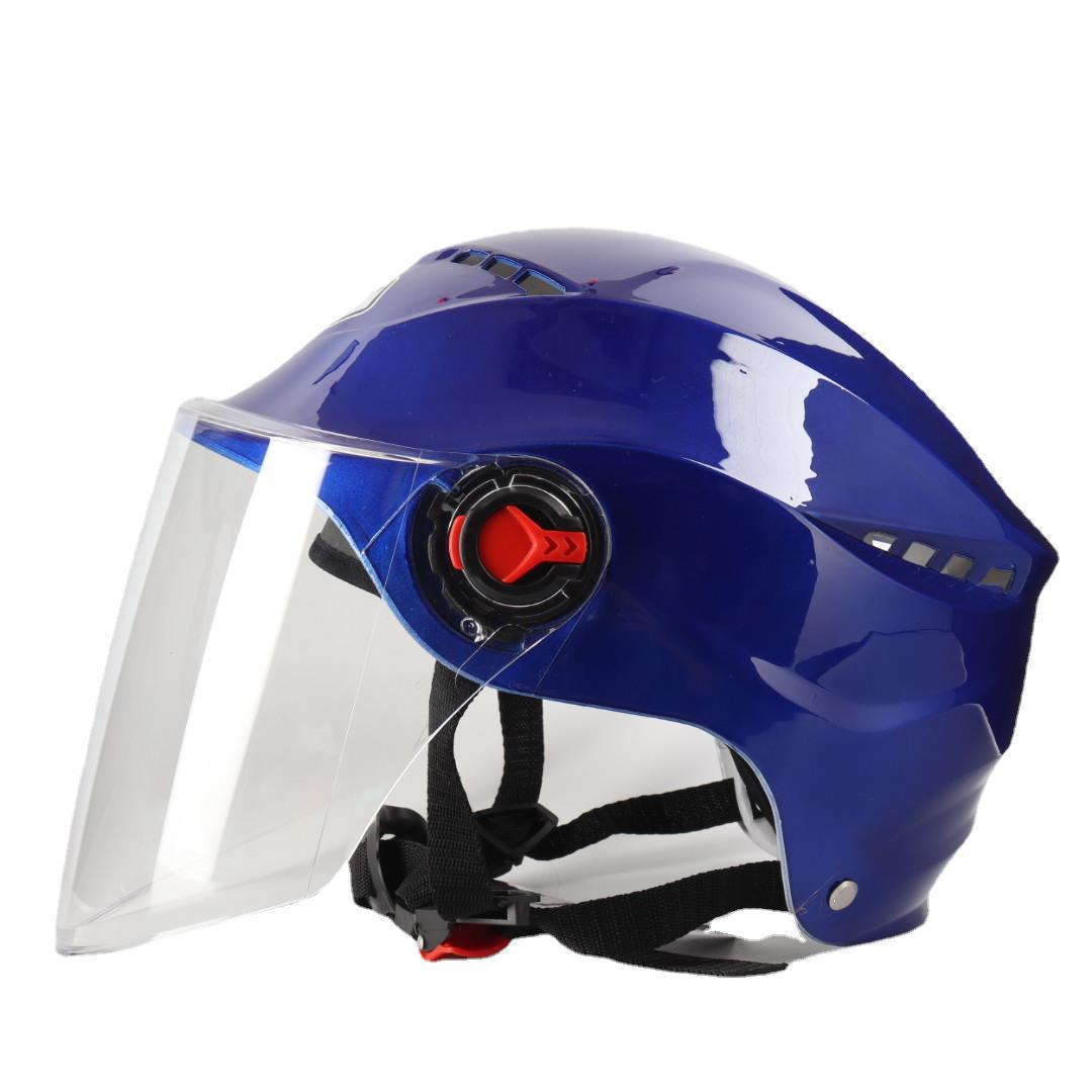 블루 [투명 롱 렌즈]]