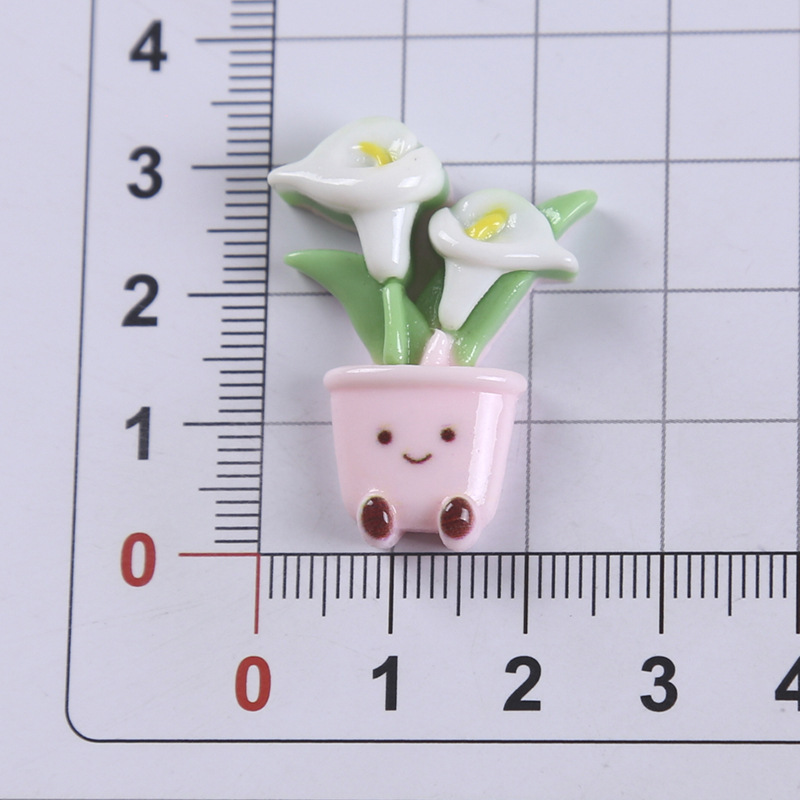 鉢植えのバラ、草、ユリ、サボテン、ヒマワリ、DIY ジュエリー装飾品、半完成文具|undefined