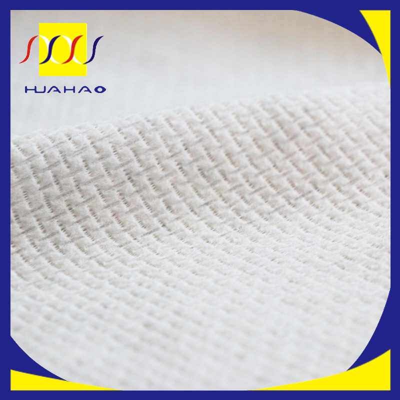 35-100克20%PP80%木浆水刺无纺布平行交叉珍珠棉柔巾水刺无纺布