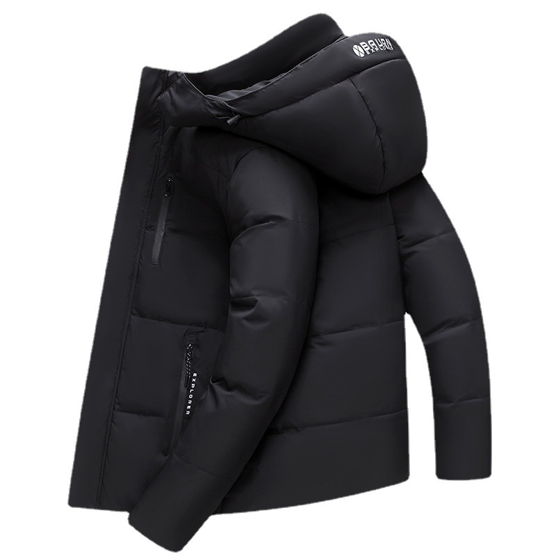 24 New Men's Winter Short Down Jacket Thermal Jacket Men's Casual Versatile Trend Middle-aged And Elderly Fashion Duck Down_voghion.com