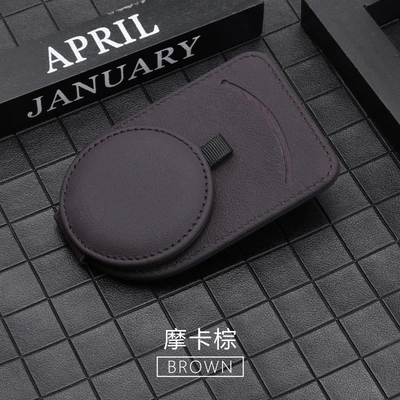 Storage Clip, Car Glasses Clip/Bill Clip - brown