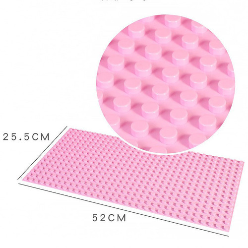 Large particle building block base plate is compatible with LEGO large particle kindergarten building block wall base plate for children's early education assembly toys