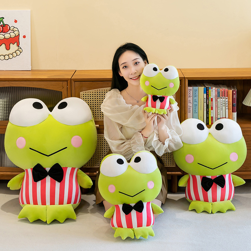日本のかわいい大きな目のカエルのぬいぐるみのぬいぐるみのぬいぐるみのぬいぐるみのかわいい家庭の装飾は機械のぬいぐるみの卸売りをつかみます。|undefined