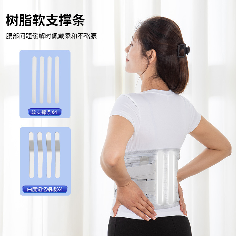 腰椎の通気性のベルトの男性の女性の腰の間の皿はリハビリを際立たせて痩せています。|undefined