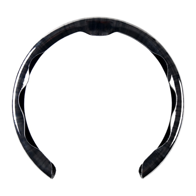 2025 new 5D headband forged carbon maple pattern card type car steering wheel cover factory direct sales of a generation of hair