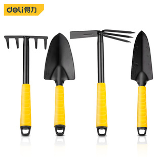 Deli gardening rake flower shovel household vegetable planting tool Small shovel suit flower planting hoe planting and digging shovel
