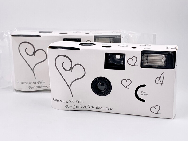 The New Disposable Film Camera Contains 12/17/27 Sheets of Black and White/film Film Can Be Customized with LOGO