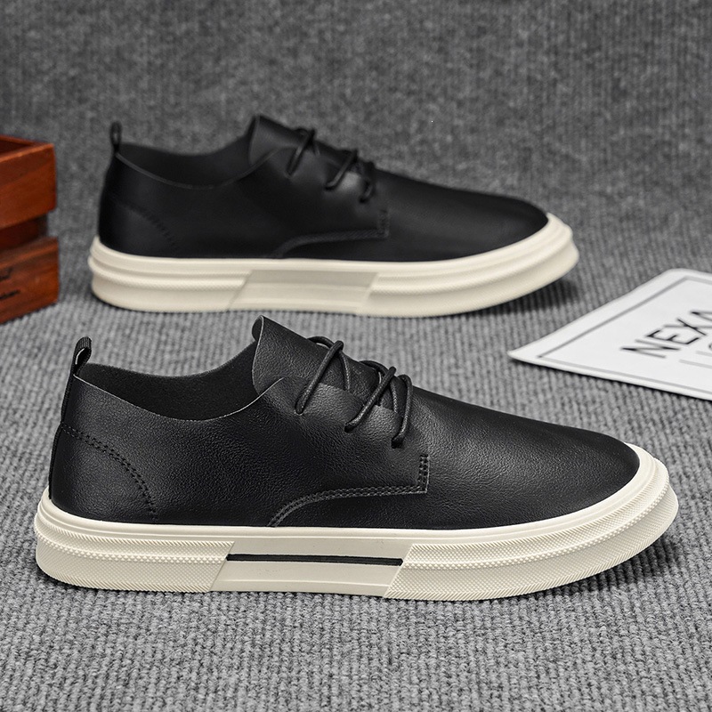 Tenis Casuales de Corte Bajo para Hombre de PU Transpirables y Ligeros para Verano image 7