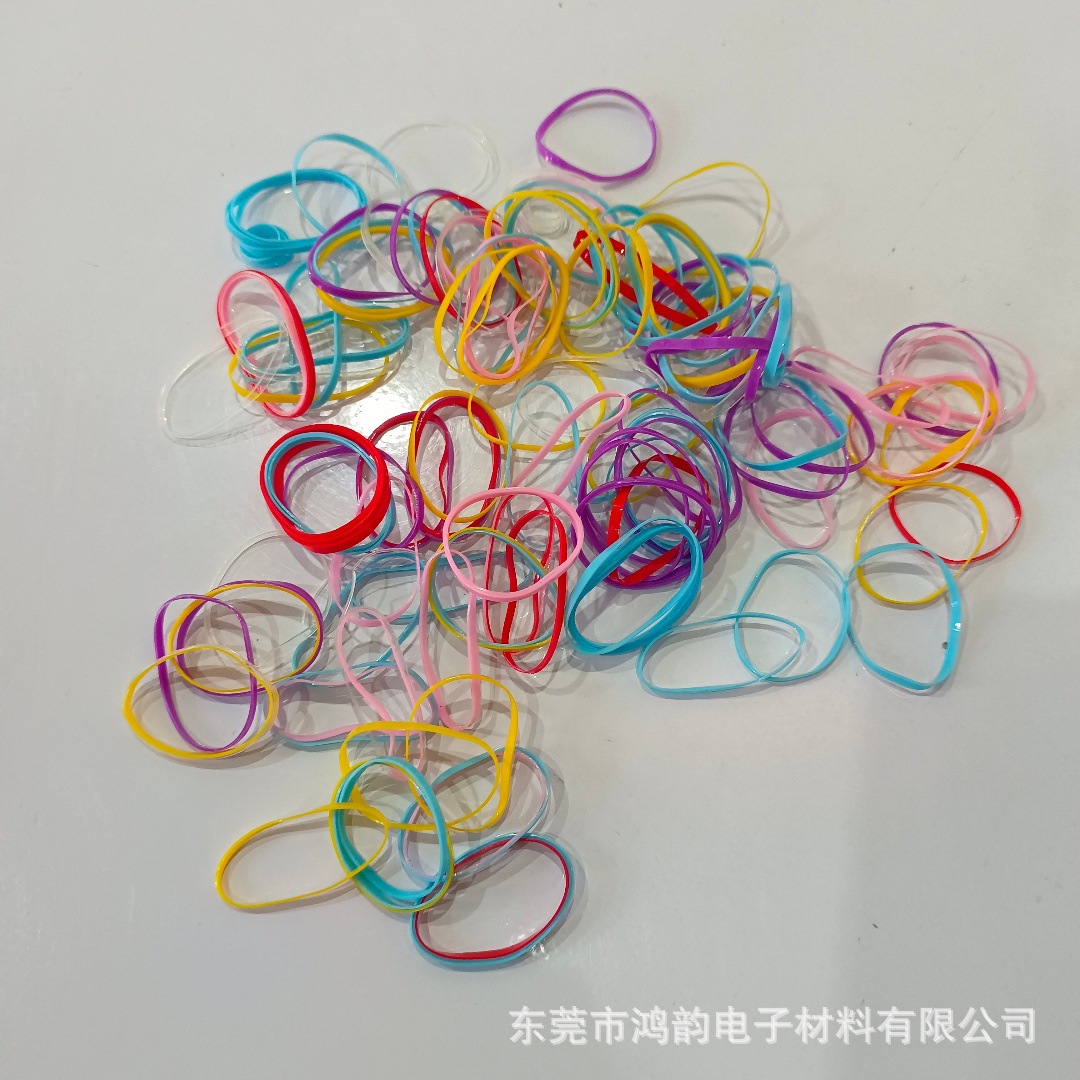 透明橡皮筋 tpu抗老透明胶圈 透明胶圈 透明橡皮筋捆绑胶圈