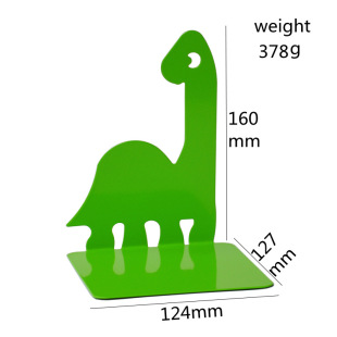 378 Dinosaur Metal Book Stand Office Stationery Desktop Iron Storage Rack Book Stand Stationery Bookmark One Price Student