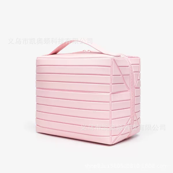 2025 New Model Cosmetic Bag with Large Capacity and Compartments, Portable Skincare and Cosmetics Storage Bag, Travel Toiletry Bag