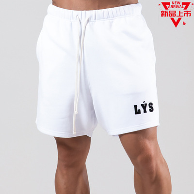 2022 summer LYFT Trend new pattern shorts man muscle Bodybuilding leisure time motion run train ventilation shorts