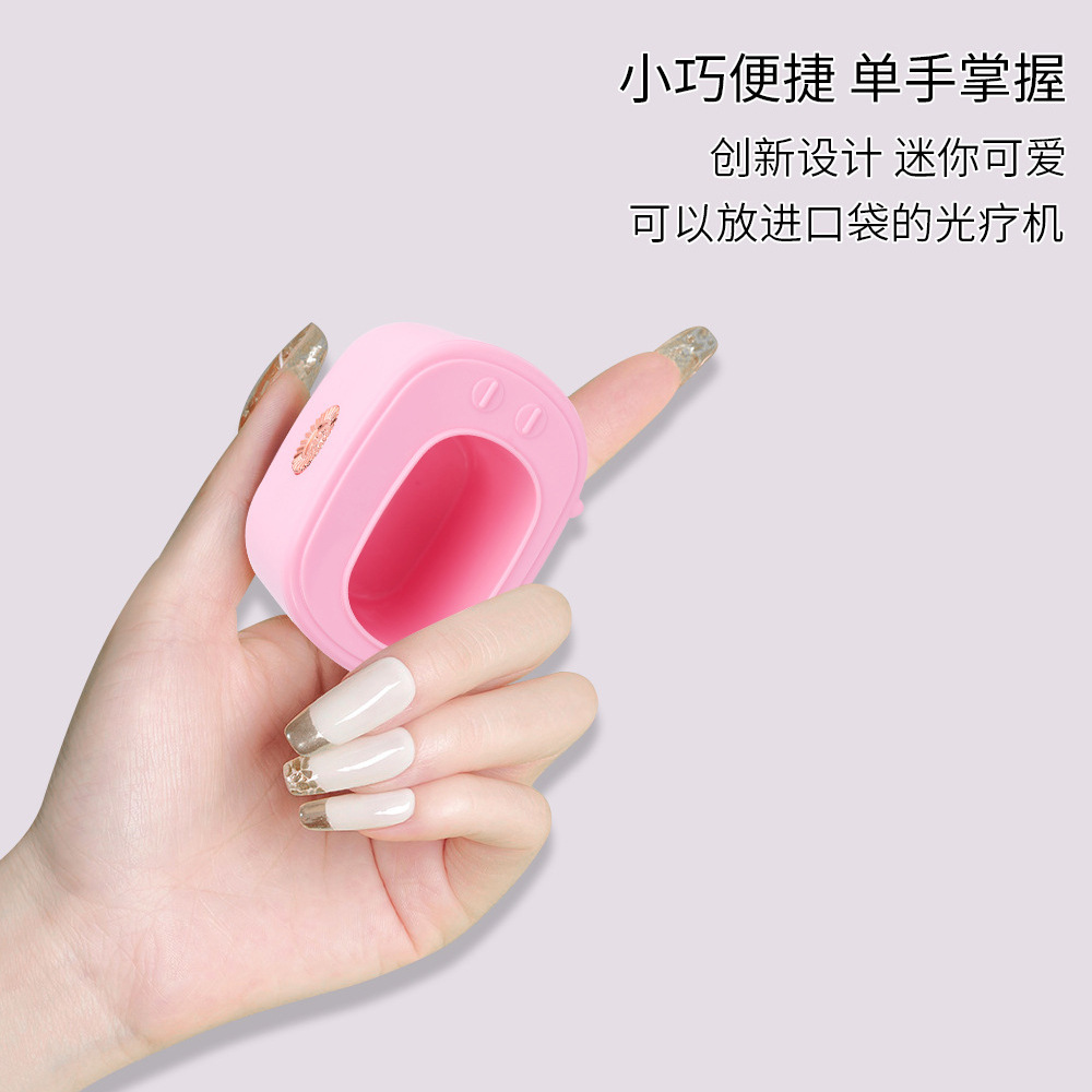 Lámpara de uñas mini tipo TV con secado rápido UV LED