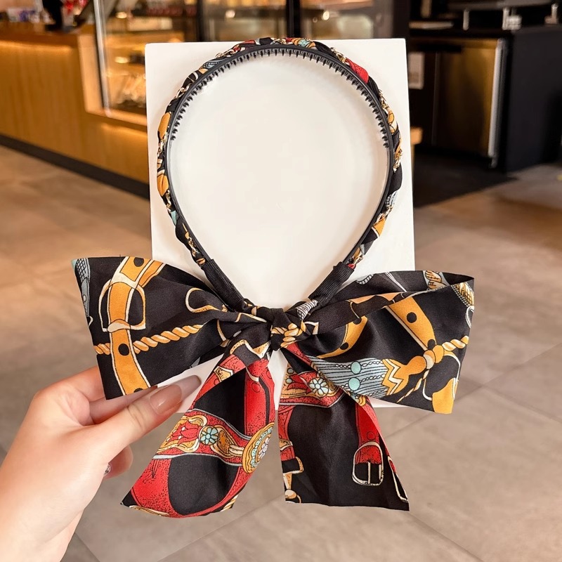 Niños super inmortal tejido bufandas de seda flotantes flores flotantes un cabello de cola de caballo atar cinta de cabello cabeza de cuerda de perla cabeza de cuerda de cabello