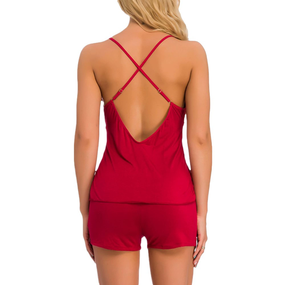 Split summer set, cute pijama, fitted, sewn from modal
