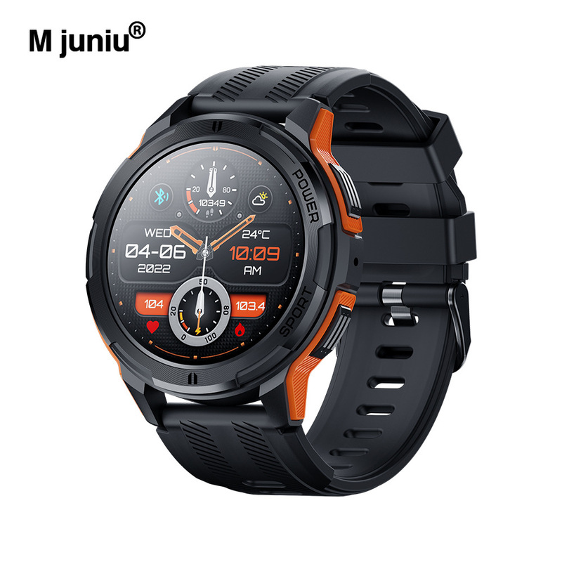 M juniu cross-border C25 smart watch step counting sleep heart rate exercise weather physiological period calendar voice assistant