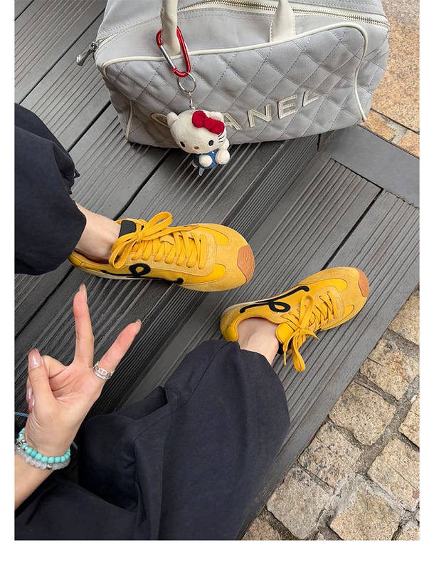 ブドウのお母さんの同モデルの現物 ~ 【内は5cm高くなりますかます通常は選択します】カジュアルな色のつなぎ合わせの靴|undefined