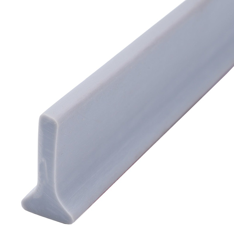 Tira impermeable flexible baño húmedo y seco separación curvada tira de retención de agua alféizar de la puerta del baño