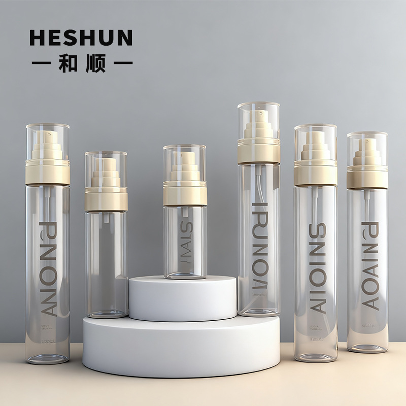 现货化妆品喷雾瓶子pet塑料乳液瓶60/80/100/120ml透明喷雾分装瓶