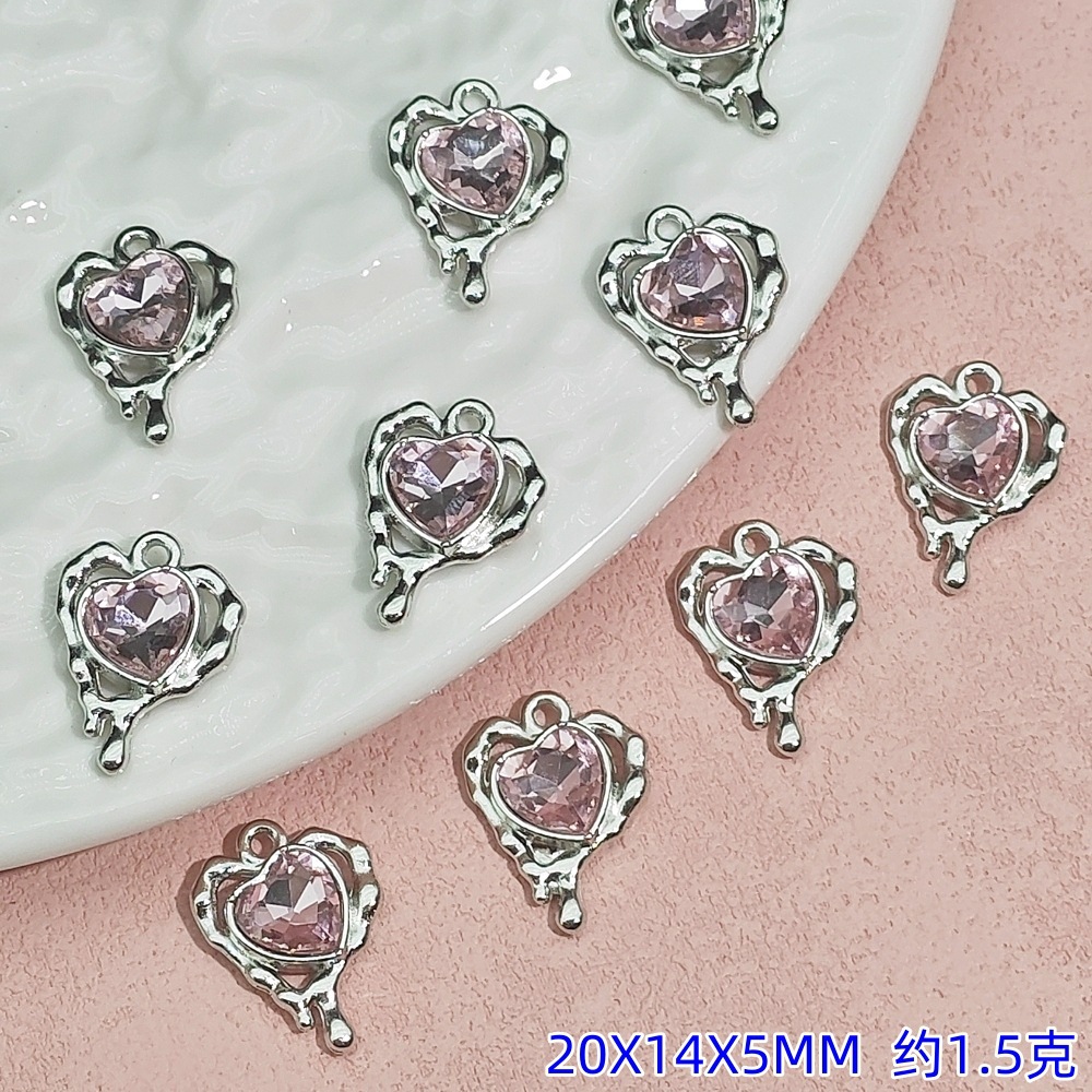 Exquisitos accesorios de joyería colgante de diamante de alta protección ultravioleta al por mayor collar DIY artesanal colgante de materiales de ropa de pulsera