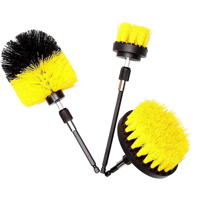 Transfronterizo Amazon AliExpress Temu cepillo de limpieza de taladro eléctrico cabezal de cepillo de disco eléctrico juego de cepillo de limpieza de polvo