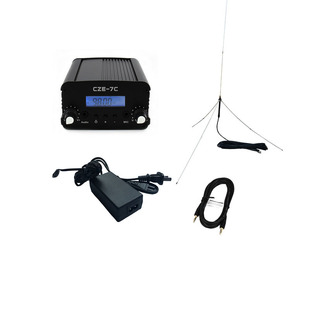 CZE-7C 7W wireless stereo transmitter with GP1 antenna full set car audio transmitter