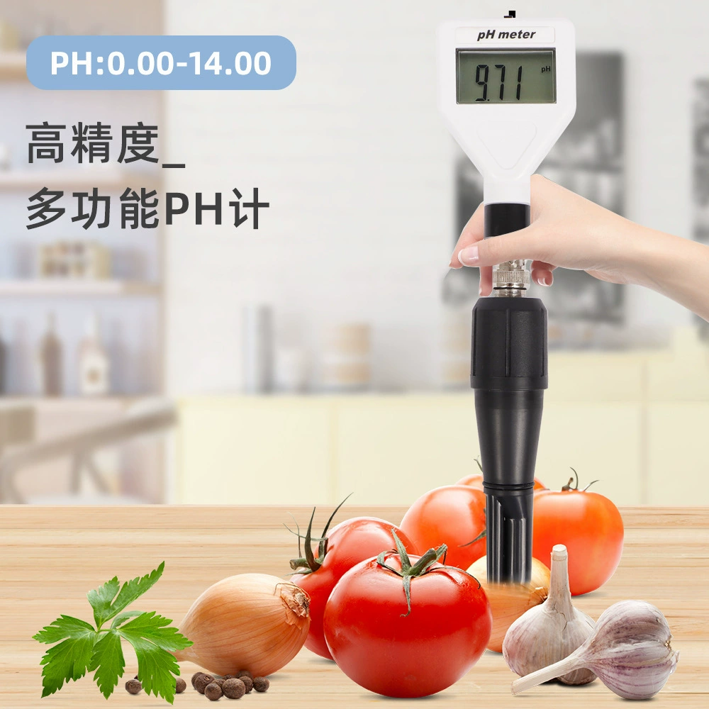 PH-98211pH измеритель цифровой кислотности тестер pH-метр почв белый свет подсветка определение сыра мясо почвы