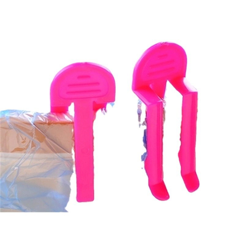 Bolsa de basura de color caramelo móvil clip de borde de barril clip de bolsa de basura clip de fijación anti-caída