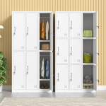 更衣柜学校员工宿舍换衣柜工厂车间多门储物柜带锁收纳存包柜厂家