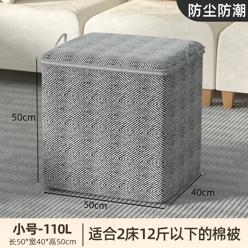 Bolsa de almacenamiento para edredones, bolsa de almacenamiento de gran capacidad para armario, para ropa y pantalones, bolsa de embalaje de tela a prueba de polvo para mudanzas