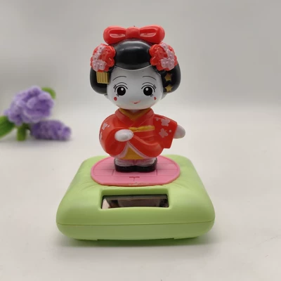 Solar Dancing Girl Doll: Car ornaments