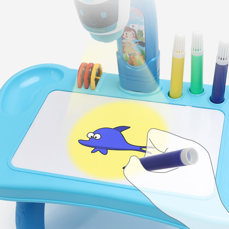 Smart Enlightenment Preschool Projector Drawing Table, Multifunctional Smart Drawing Board for Children, Educational Toy, Dropshipping One Piece