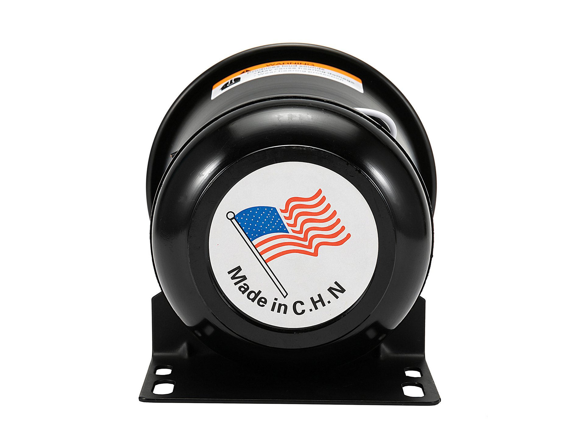 Cross-border 12V car alarm horn 300W high-pitched siren horn with round mouth design