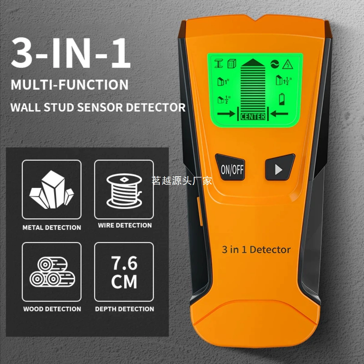 Трансграничный настенный детектор TH210, многофункциональный тестер воды и электричества, металлический деревянный кабель, провод, стальной пруток