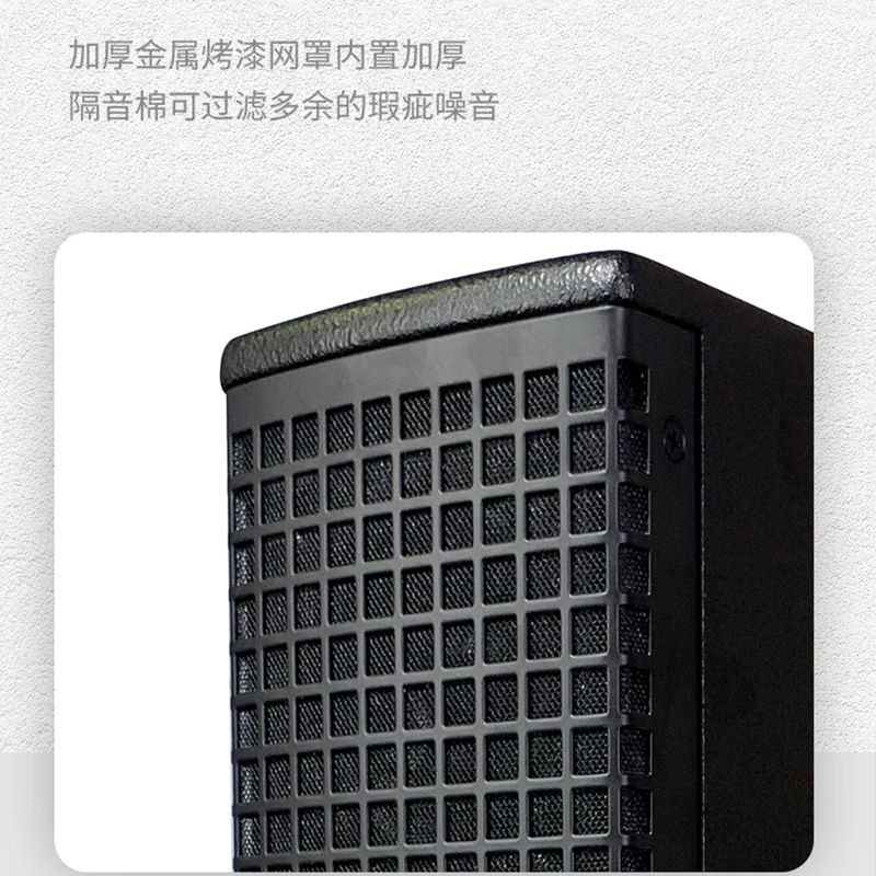 Columna de sonido de fondo impermeable al aire libre RGG sala de conferencias profesional de madera al aire libre fábrica de columna de sonido de frecuencia completa al por mayor