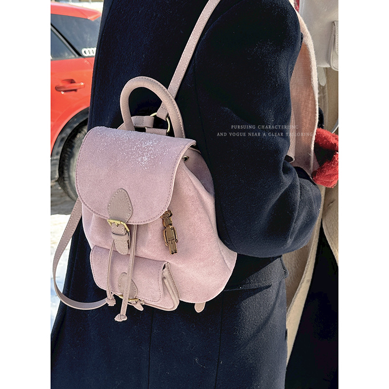 2024 New Women's Bag High End Shoulder Bag Women's Fashion Handheld Bucket Bag Small and Versatile Casual Backpack_voghion.com