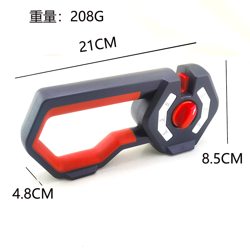 Spot creative angle adjustment six-section sharpener tungsten steel diamond ceramic sharpener sharpening scissor tool