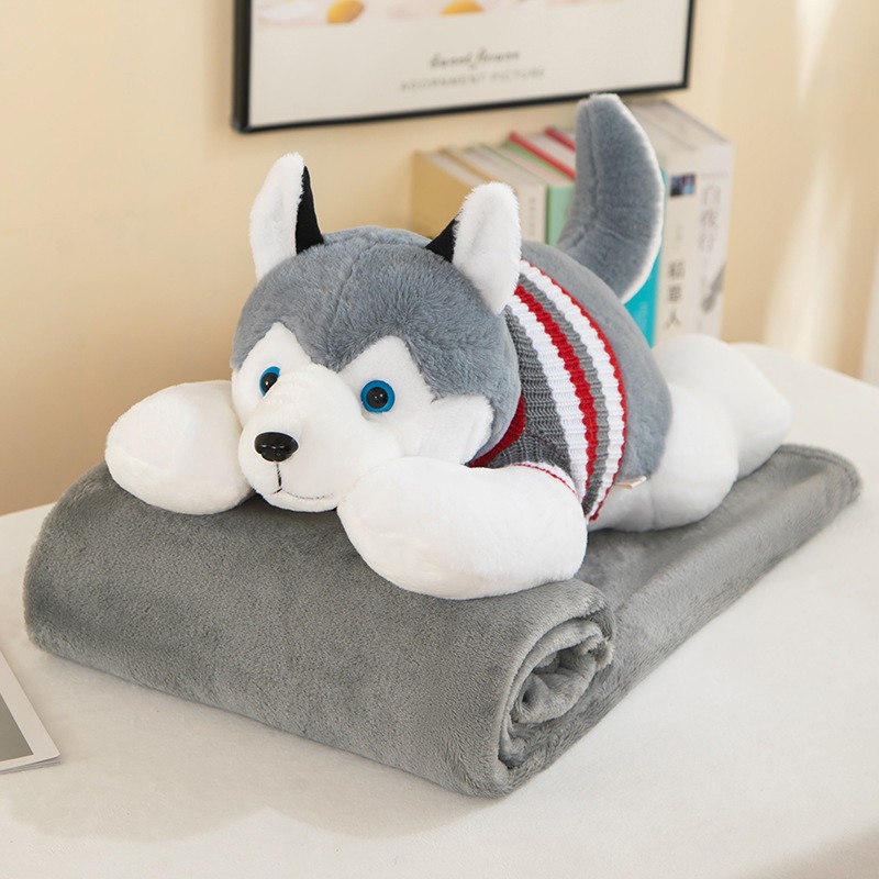 Perro gris 55 cm