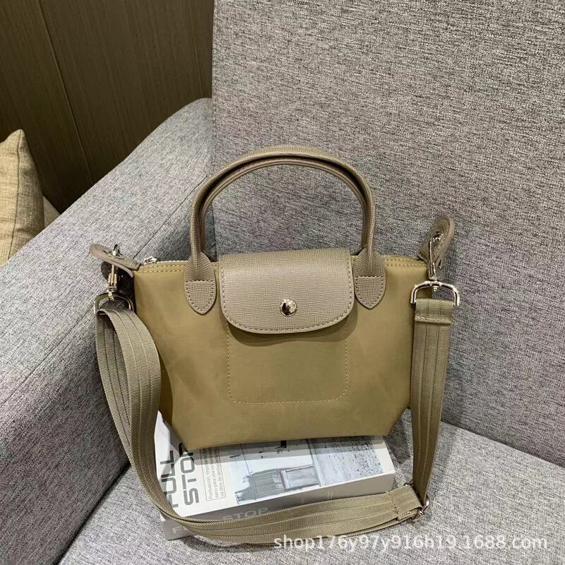 通勤ナイロンシングル肩斜めショルダーバッグ女性手持ちミニ餃子バッグ軽やかな携帯バッグ通勤雑物バッグ|undefined